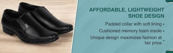 HikBi Leather Office wear Formal Shoes Pointed Toe Slip On Moccassin - Image 6